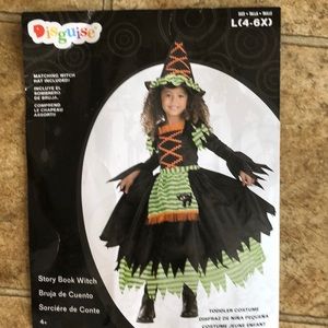 Toddler 4-6X Story Book Witch